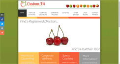 Desktop Screenshot of customfitnc.com