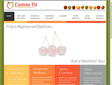 Tablet Screenshot of customfitnc.com